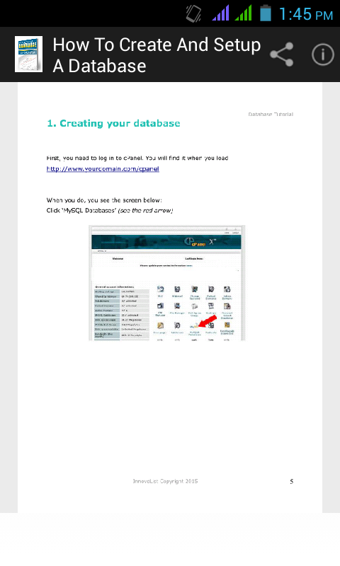 create database